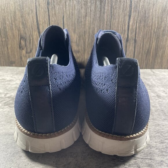 Cole Haan Zerogrand Stitchlite Men's 13 M Wingtip Oxford Marine Blue C32149 - Picture 6 of 10